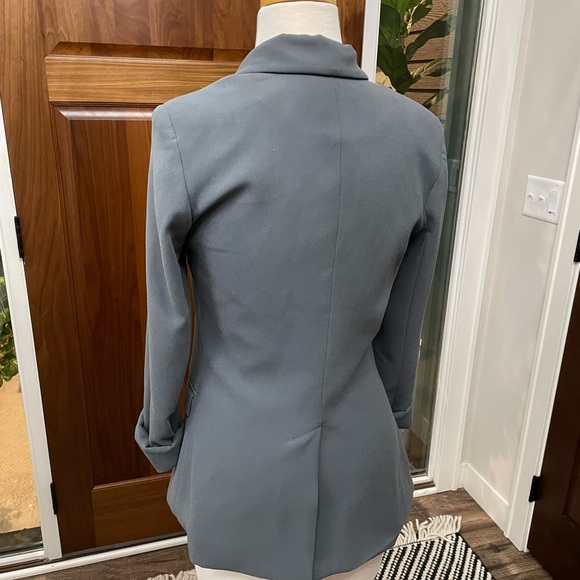 Bebe Grey Blazer size 00 - Picture 2 of 2